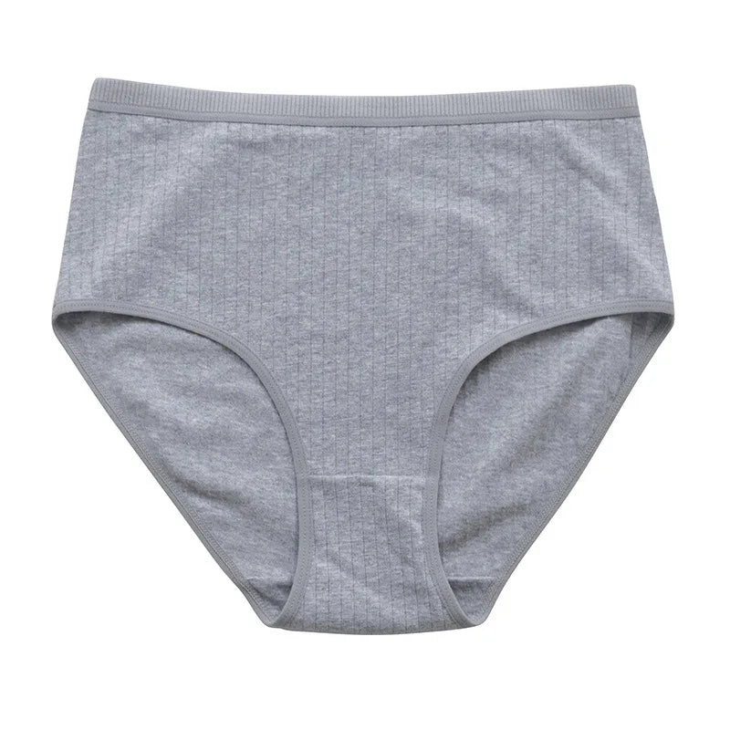 CowLost | product_id-2-pack-women-s-plus-size-high-waist-cotton-briefs-m-xxl-breathable-panties |9