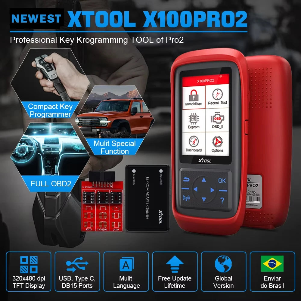 CowLost | xtool-x100pro2-key-programmer-immobilizer-with-eeprom-adapter-professional-x100-pro2-key-programming-tool-automotive-obd-scanner |1