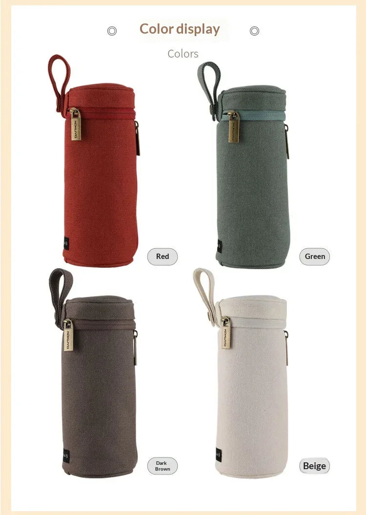 CowLost | product_id-kokuyo-stand-cylinder-pencil-case-1m-pure-series-upright-pen-holder-minimalist-desktop-organizer |9
