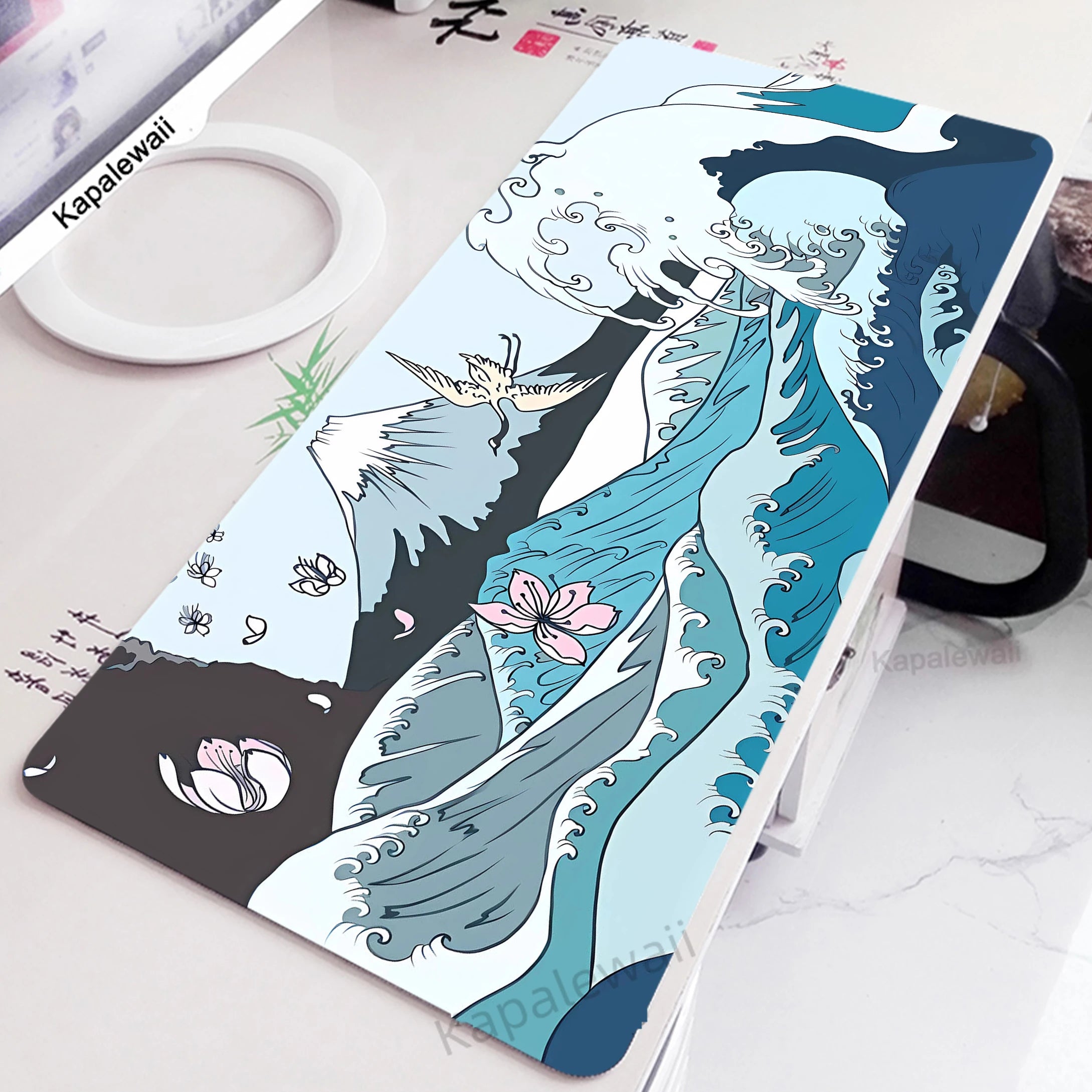 CowLost | uncategorized-great-wave-xxl-gaming-mousepad |16
