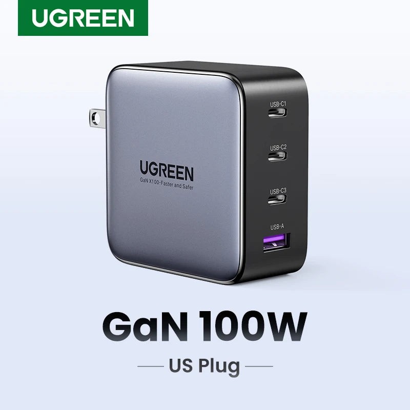 CowLost | ugreen-100w-gan-charger-usb-c-charger-qc4-0-3-0-quick-charge |1