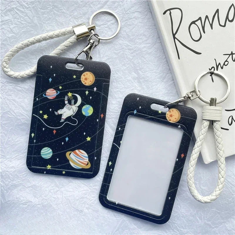 CowLost | handbags-solid-color-student-bus-id-card-protective-cover-keyring |4