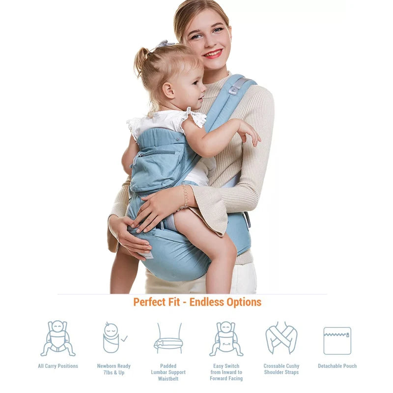 CowLost | ergonomic-multifunction-breathable-infant-toddler-baby-sling |1