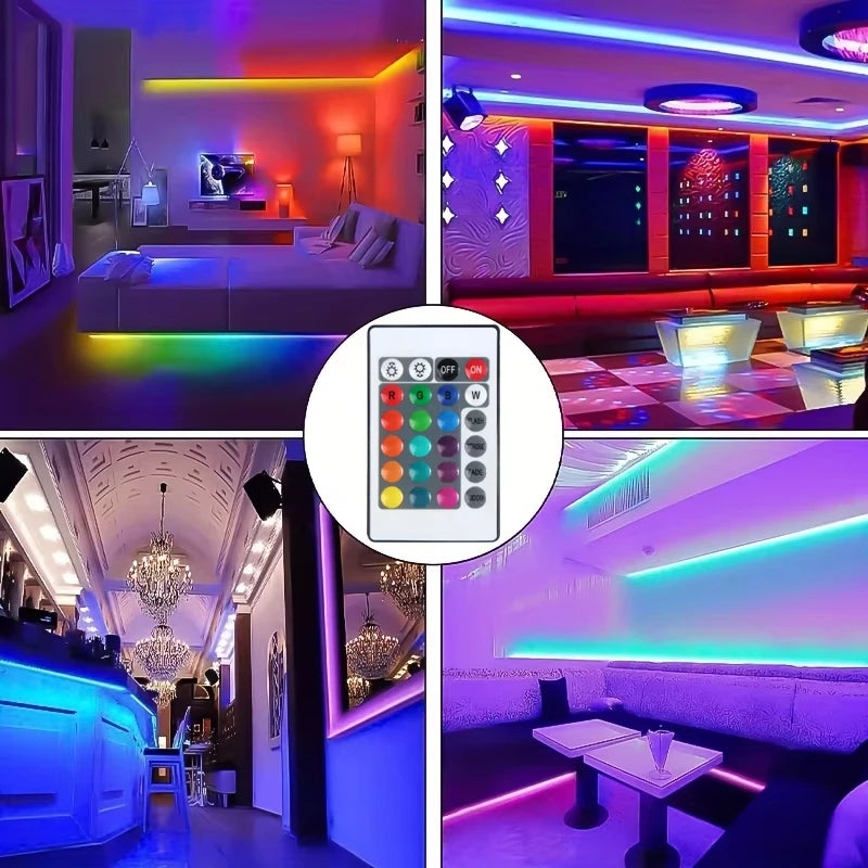 CowLost | tv-led-backlight-strips-bars-product_id-5050-rgb-usb-led-strip-light-with-24-key-remote-for-gaming-room-tv-backlight |2