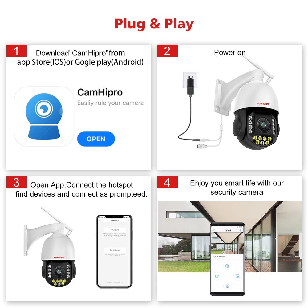 CowLost | 4k-8mp-outdoor-camera-4g-sim-card-wifi-poe-humanoid-tracking-30x-zoom-ptz-speed-dome-2-4ghz-5ghz-dual-band-wifi-surveillance-cam |25