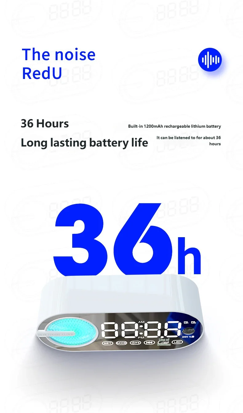 CowLost | product_id-homefish-smart-wireless-bluetooth-mini-speaker-alarm-clock-portable-subwoofer-gift |12