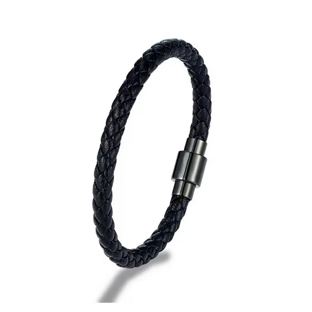 Leather Braid Bracelet Unisex Autumn Winter Fashion Accessories Gift
