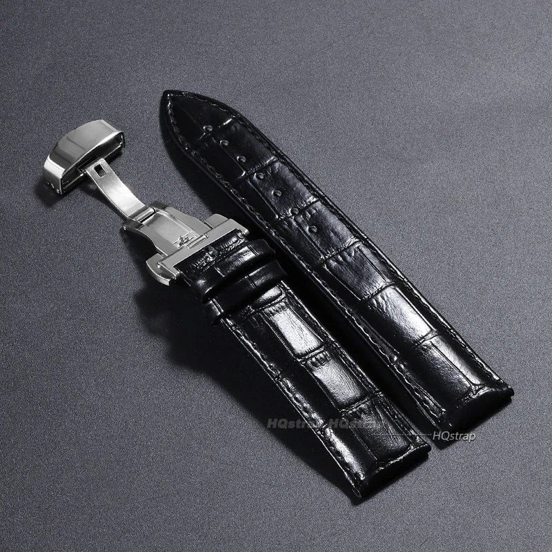 CowLost | product_id-genuine-calfskin-leather-watchband-14-24mm-folding-buckle-unisex-strap-for-business-watches |16