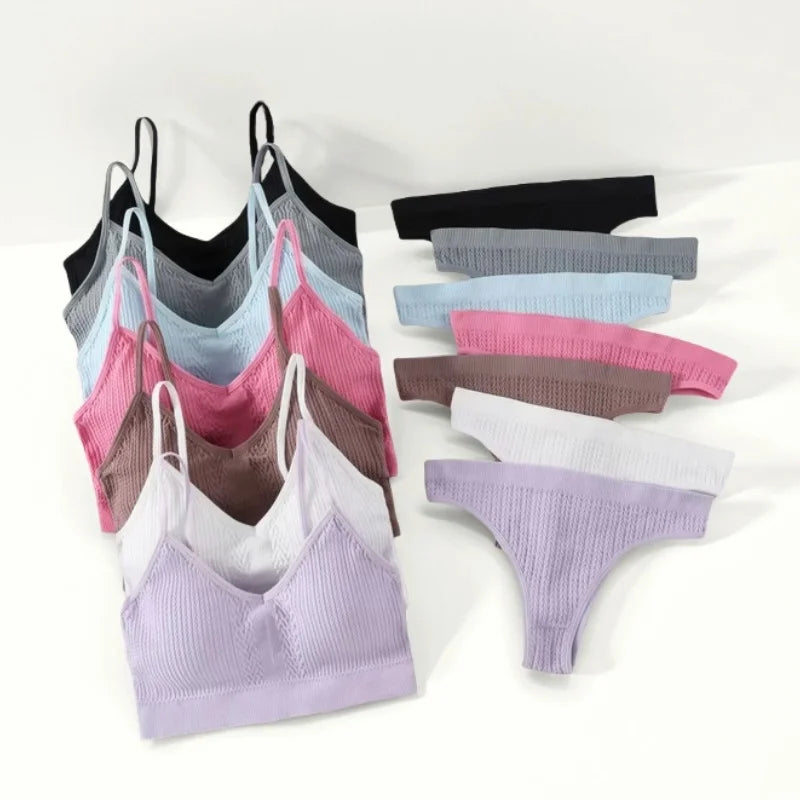 CowLost | product_id-seamless-women-s-wire-free-push-up-bra-low-rise-panties-set |3