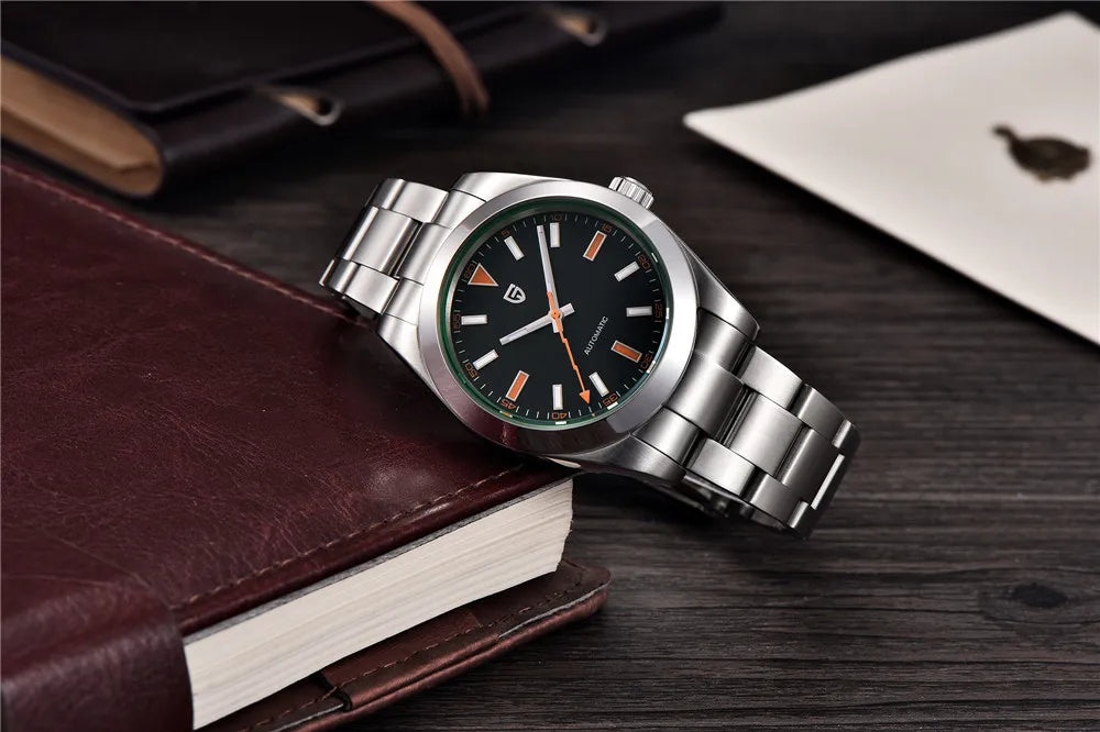 CowLost | pagani-design-green-glass-mens-mechanical-watches-luxury-sapphire-automatic-watch |20