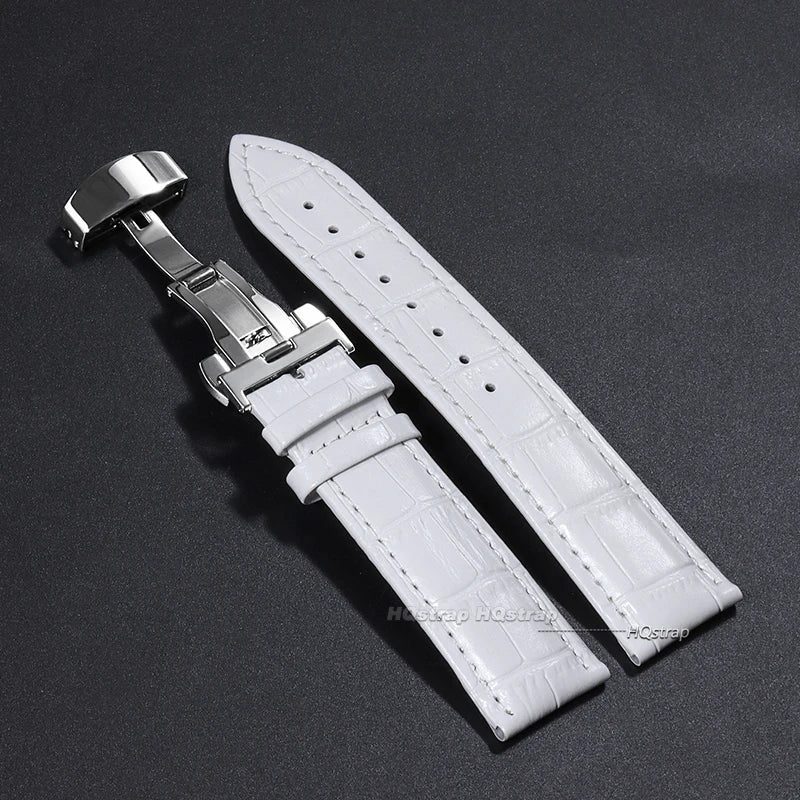 CowLost | product_id-genuine-calfskin-leather-watchband-14-24mm-folding-buckle-unisex-strap-for-business-watches |17