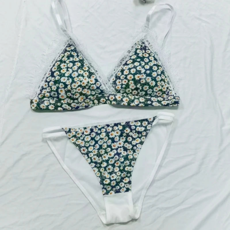CowLost | product_id-women-s-wireless-lace-push-up-bra-and-low-waist-briefs-set |5