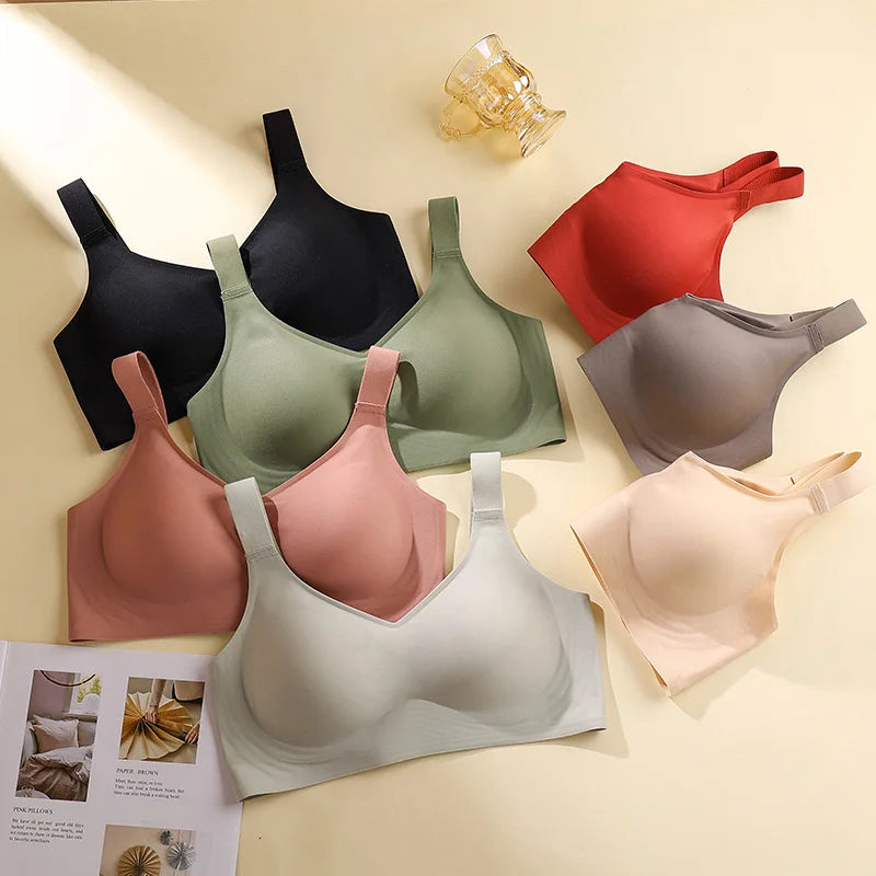CowLost | product_id-large-seamless-wire-free-sports-bra-for-women-with-small-breasts-soft-support-breast-reduction-yoga-vest |1