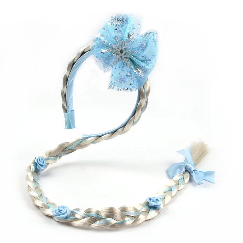 CowLost | frozen-princess-elsa-headband-snowflake-tiara-wig-braid |20