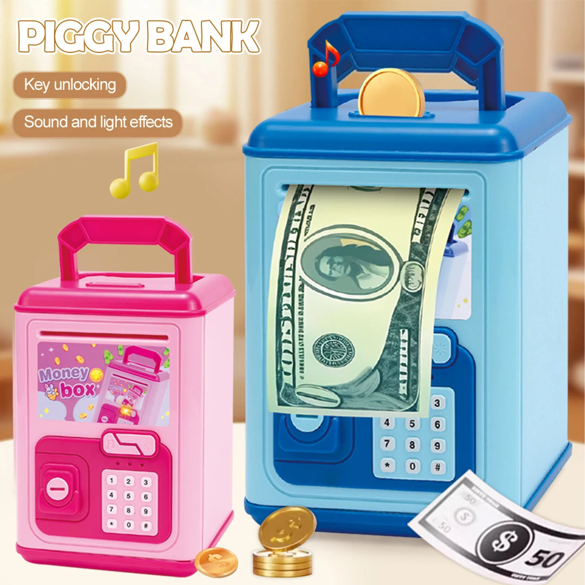 CowLost | product_id-unlock-key-piggy-bank-atm-money-box-for-kids-with-music-and-lights-large-capacity-battery-not-included |1