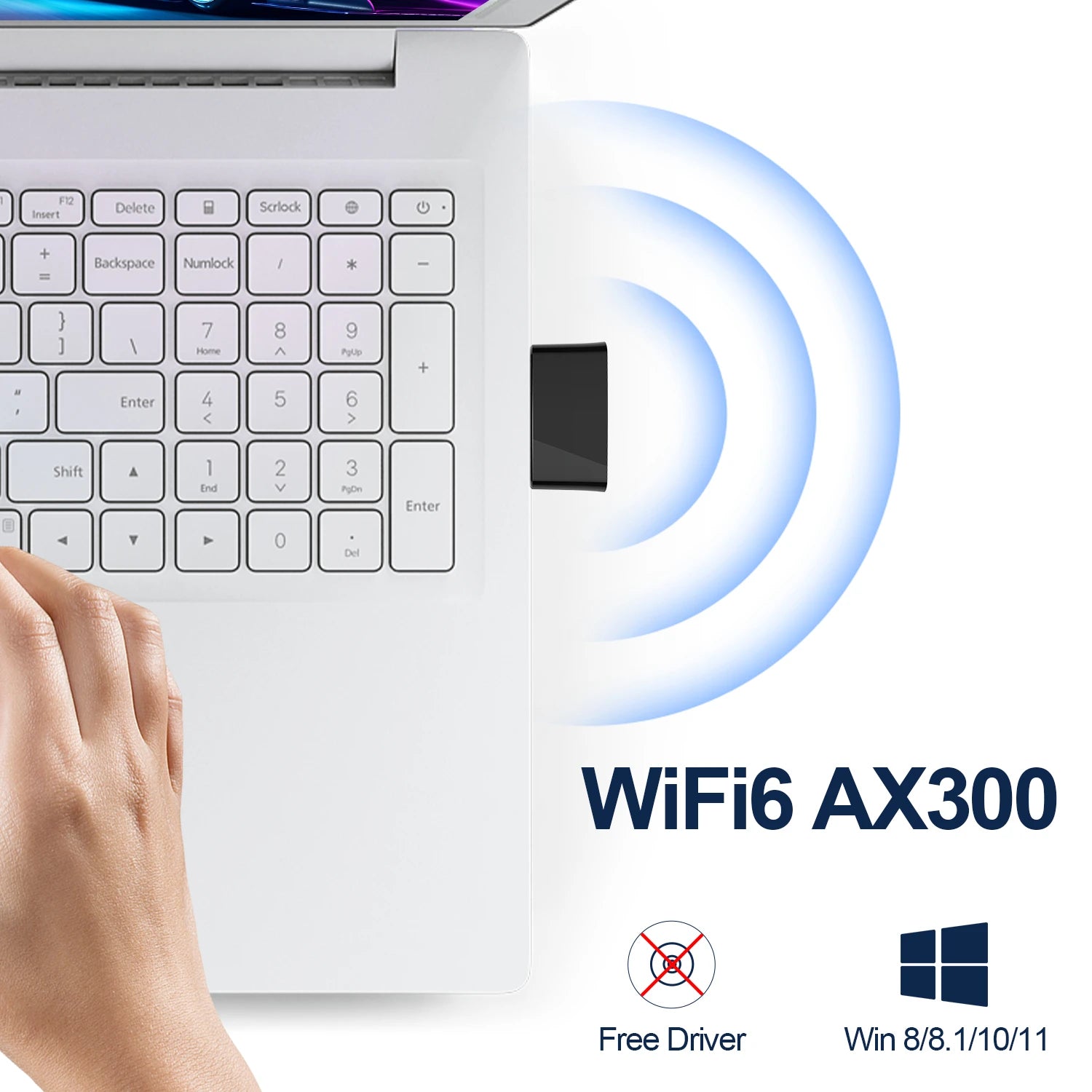 CowLost | comfast-mini-usb-wifi6-dongle-network-card-2-4ghz-wi-fi-lan-adapter |3