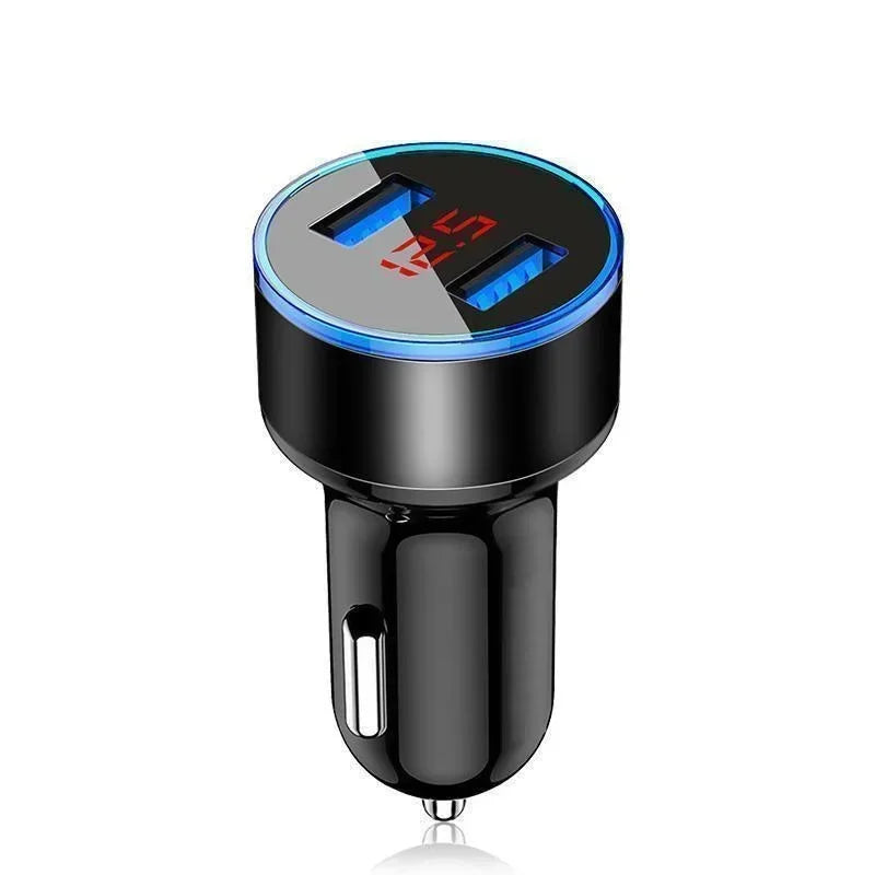 CowLost | vehicle-parts-accessories-led-usb-car-charger-with-2-ports-and-led-display |19