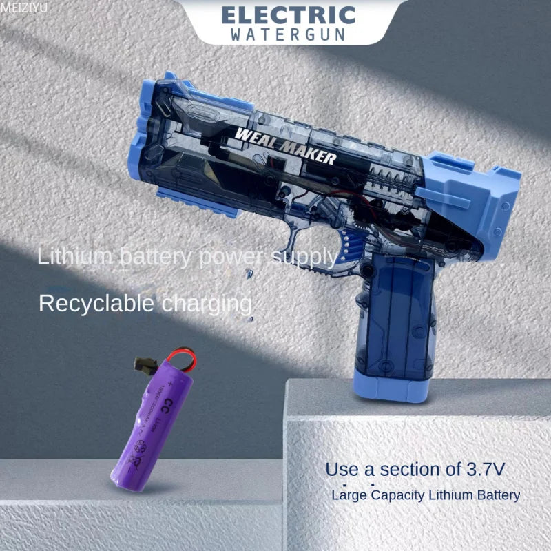 Fully Automatic Electric Water Gun Large Capacity Toy for Outdoor Summer Kids