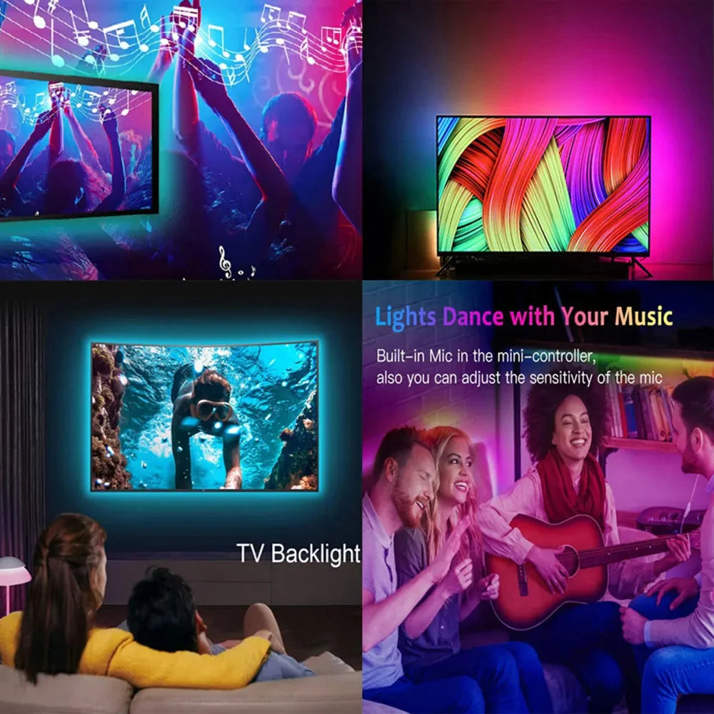 CowLost | light-ropes-strings-product_id-usb-5v-rgb-led-strip-light-with-remote-for-tv-backlight-and-party-decoration |4