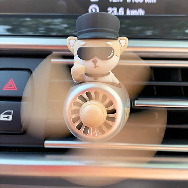 CowLost | product_id-no-perfume-diy-rotating-propeller-pilot-dog-car-air-freshener-vent-clip |4