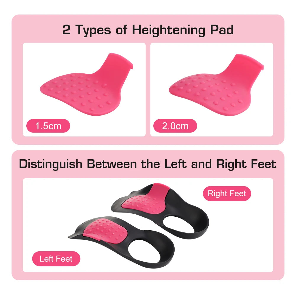 1 Pair Orthotic Insoles For Flat Feet O-Shaped Legs And Plantar Fasciitis