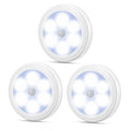 AMIR Cordless Battery-Powered Motion Sensor LED Night Light for Stair, Hallway, Bedroom, Kitchen
