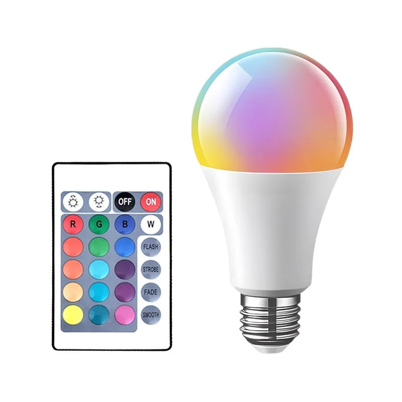 CowLost | product_id-e27-rgb-led-color-changing-bulb-220v-with-ir-remote-for-home-party |1