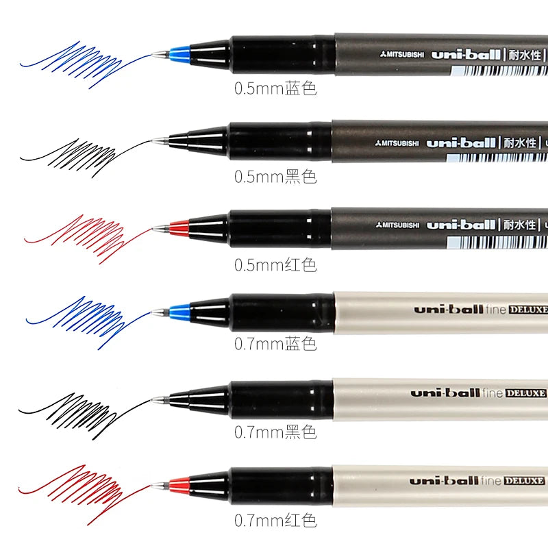 CowLost | product_id-mitsubishi-uni-japan-ub155-gel-pen-0-5-0-7mm-water-resistant-black-blue-red-ink-school-office |4