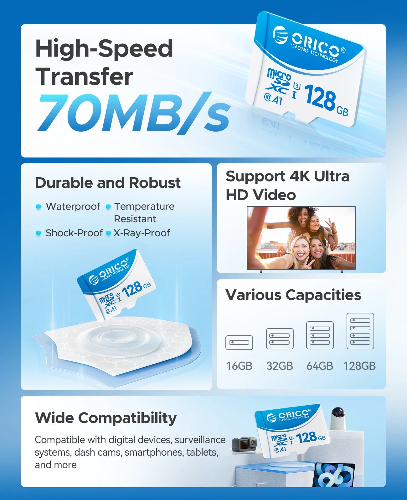 CowLost | orico-t3-128gb-microsdxc-uhs-i-memory-card |9