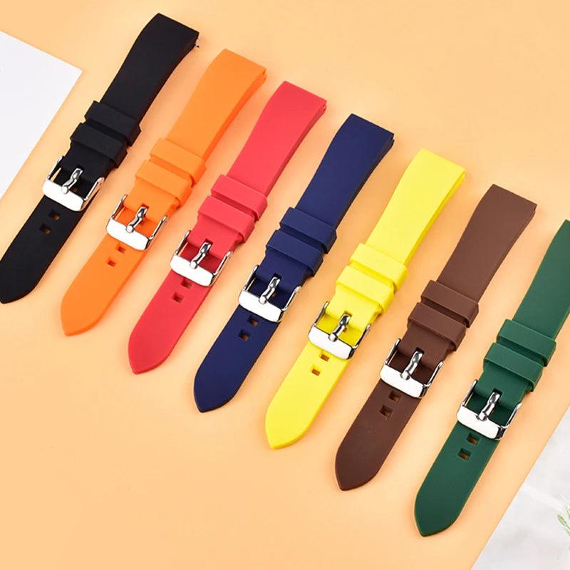 Silicone Watch Strap for Huawei Smartwatch & Rolex Water Ghost Waterproof Sports Wristband