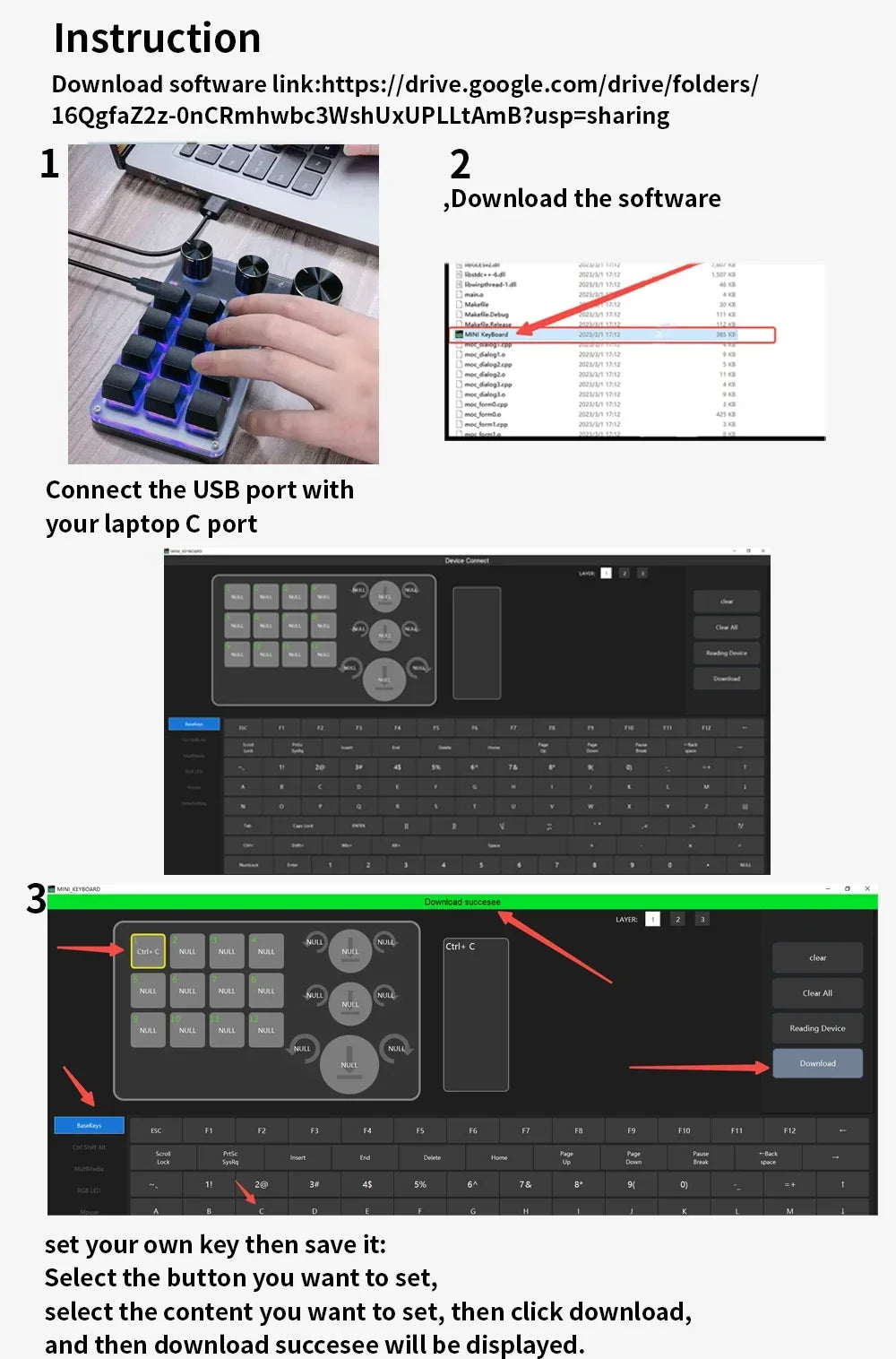 CowLost | product_id-bluetooth-mini-mechanical-macro-keyboard-12-keys-3-knobs-rgb-hot-swap-macropad |17