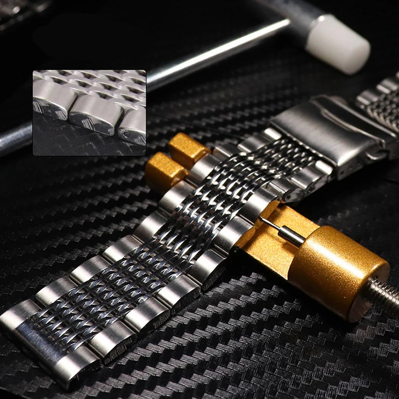 CowLost | product_id-stainless-steel-mesh-watchband-18-24mm-for-seiko-rolex-with-folding-clasp |11