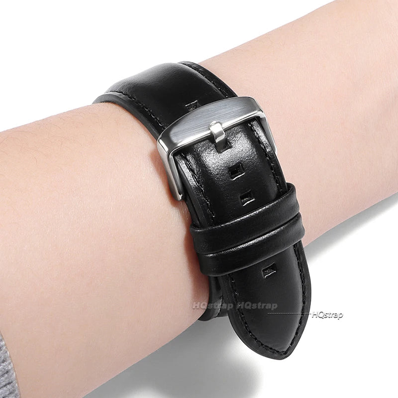 CowLost | bracelets-product_id-hqstrap-quick-release-genuine-leather-watchband-strap-18-26mm-black-brown-wristband |6