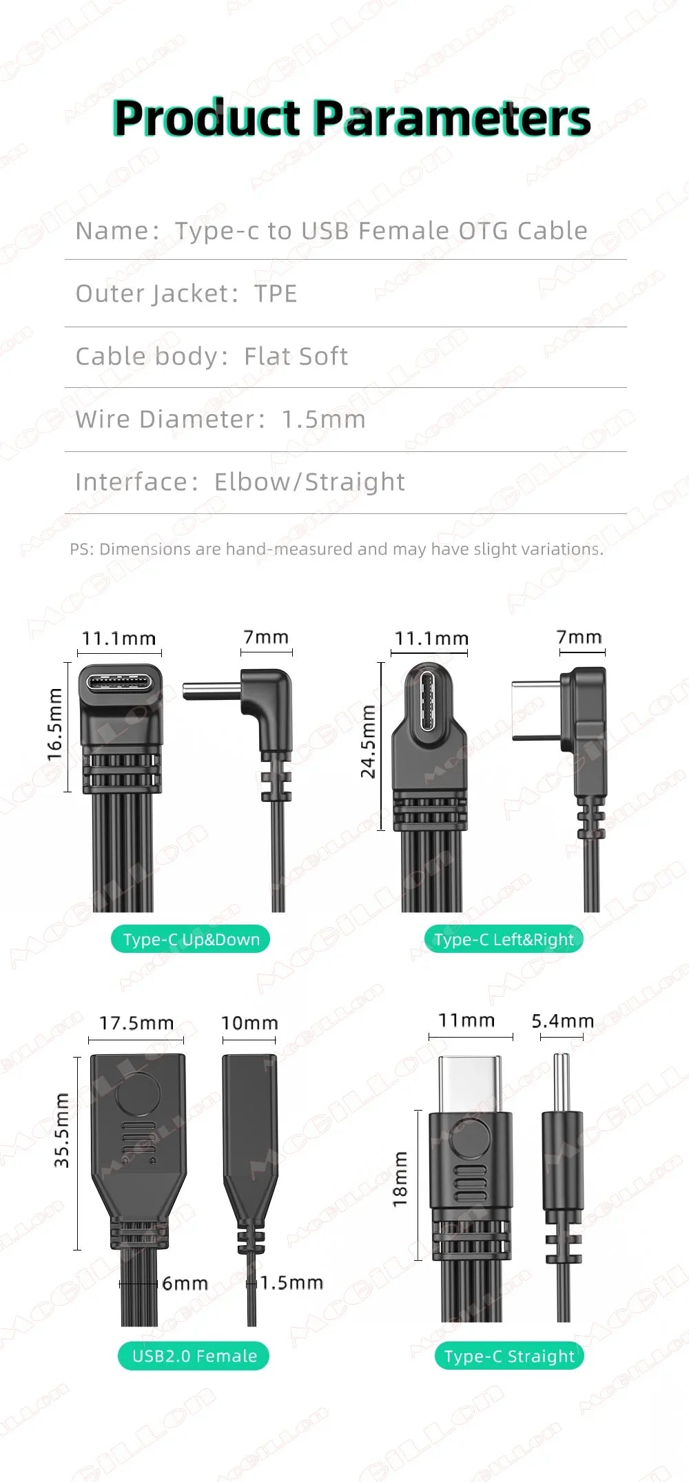 CowLost | product_id-flat-type-c-to-otg-usb-2-0-adapter-cable-90-male-to-female-for-phones-tablets-computers |19
