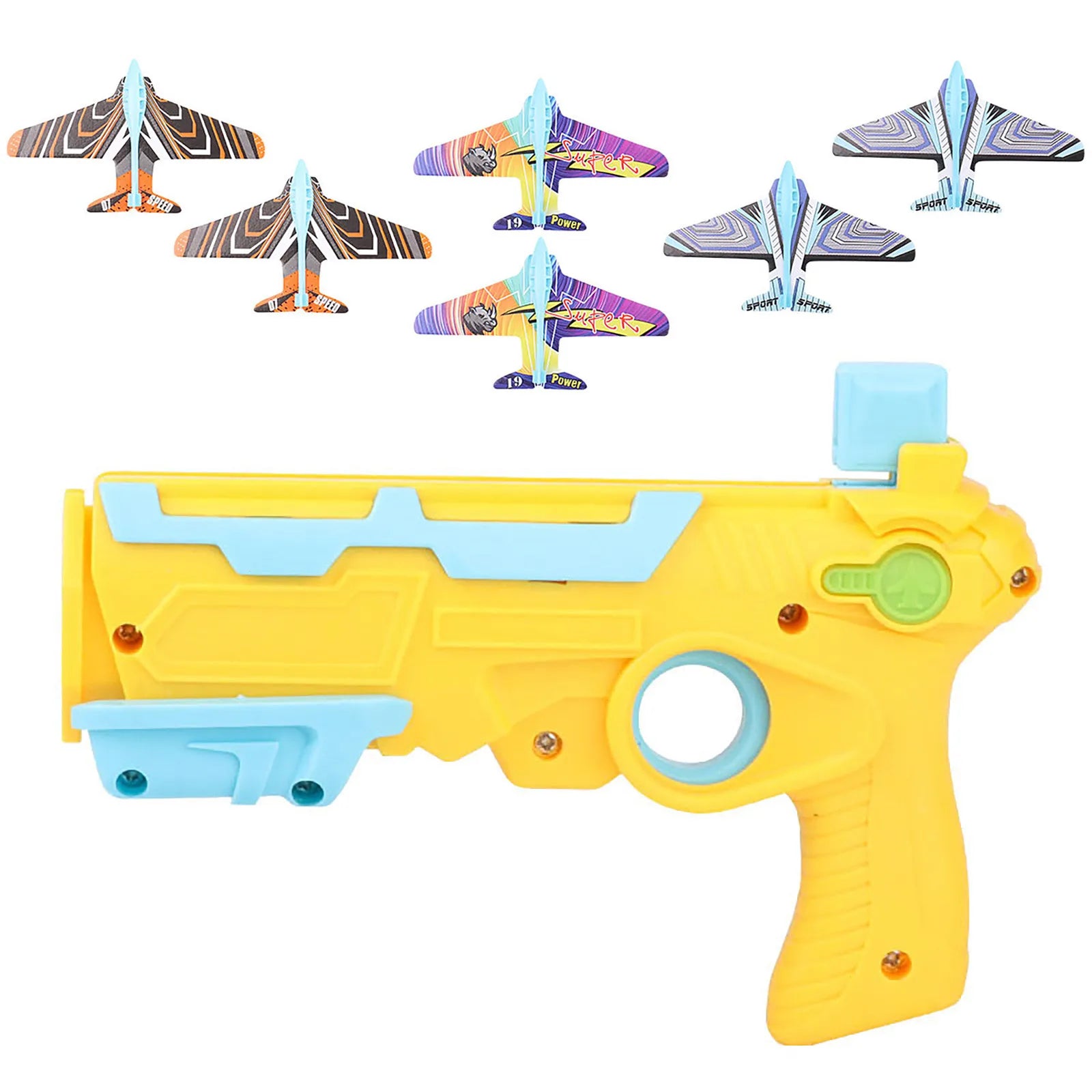 CowLost | airplane-launcher-bubble-catapult-with-6-small-plane-toys-shooting-game-gift-for-kids |10