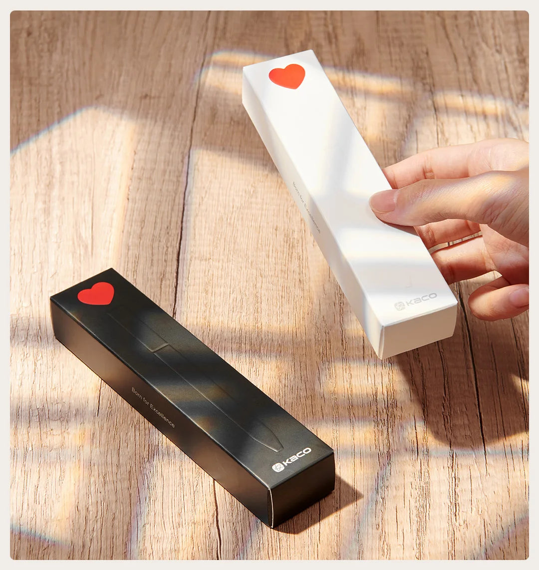 CowLost | product_id-kaco-first-cute-love-0-5mm-black-ink-gel-pen-set-rotating-ballpoint-for-valentines-day-gift |11