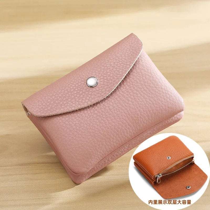 CowLost | leather-short-coin-wallets-card-holder-clutch-bag-card-case |12