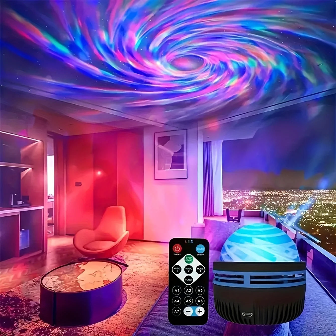 CowLost | night-light-projectors-product_id-led-galaxy-projector-night-light-usb-rechargeable-7-modes-sound-active-starry-sky-lamp |15