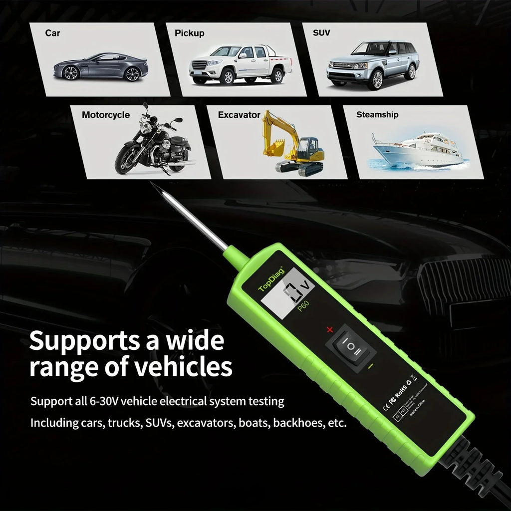 CowLost | electric-vehicle-ev-parts-accessories-topdiag-p60-automotive-circuit-tester-with-lcd-display-and-flashlight-6-30v-dc |12