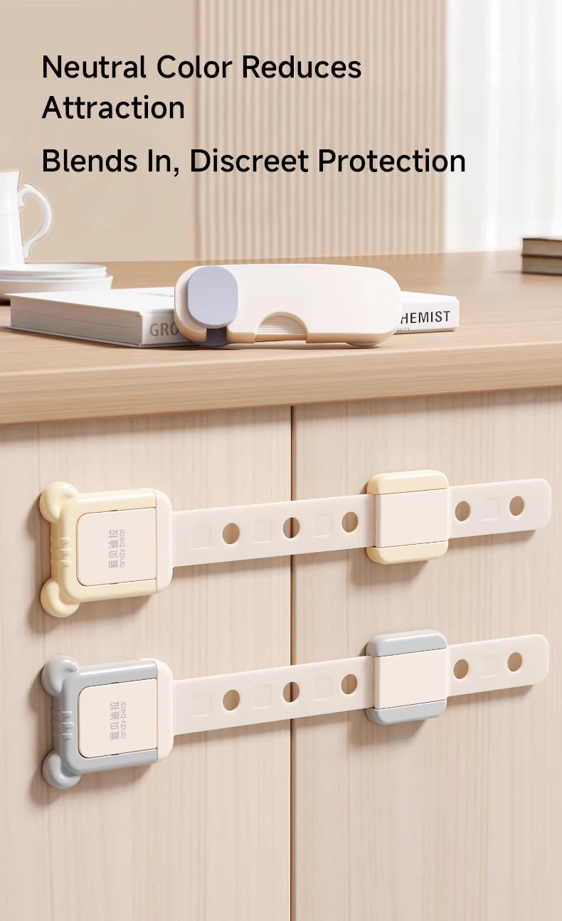 CowLost | aibedila-baby-safety-locks-adhesive-child-proof-cabinet-drawer-door-latches |9