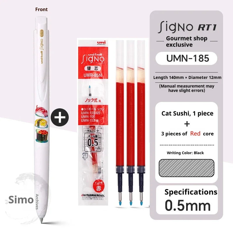 CowLost | product_id-japan-uni-mitsubishi-umn-185-food-museum-collab-0-5mm-gel-pen-ultra-smooth-for-school-collectors-gift |53