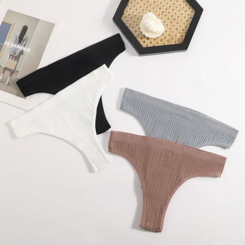 CowLost | product_id-seamless-ribbed-low-rise-sport-briefs-for-women-m-l-solid-color |2