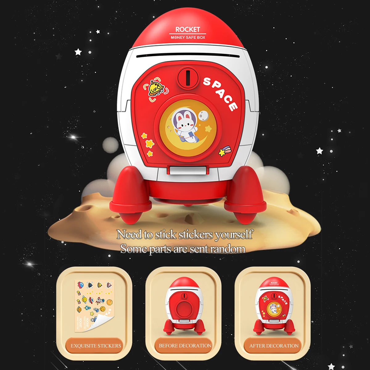 CowLost | product_id-rocket-piggy-bank-toy-with-key-large-capacity-money-saving-box-for-kids-3 |3
