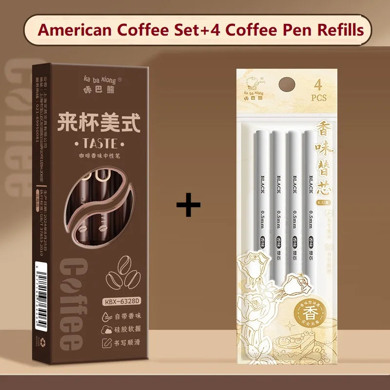 CowLost | product_id-fragrance-gel-pens-0-5mm-black-ink-rose-dog-coffee-assorted-colors-smudge-proof-comfortable-grip-for-study-and-homework |20