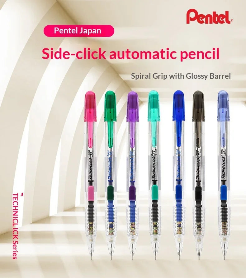 CowLost | product_id-pentel-pd105t-mechanical-pencil-0-5-0-7mm-break-resistant-side-knock-design |7