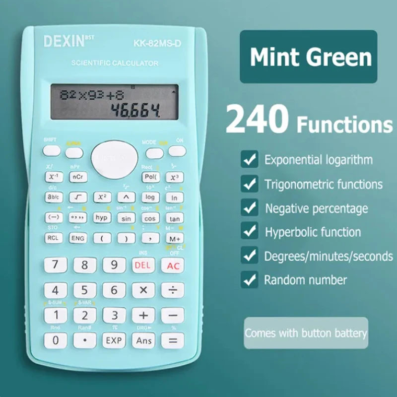 CowLost | portable-dual-row-screen-multi-functional-scientific-function-calculator |20