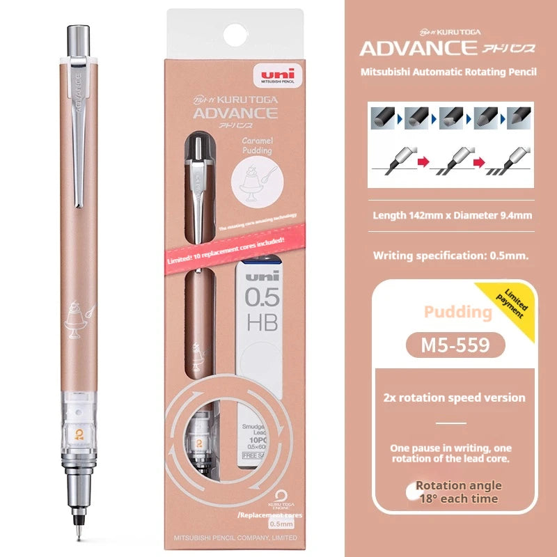 CowLost | product_id-uni-mitsubishi-kuru-toga-m5-559-0-5mm-limited-illustration-pencil-set-with-double-rotation-engine-for-precision-writing-drawing |30