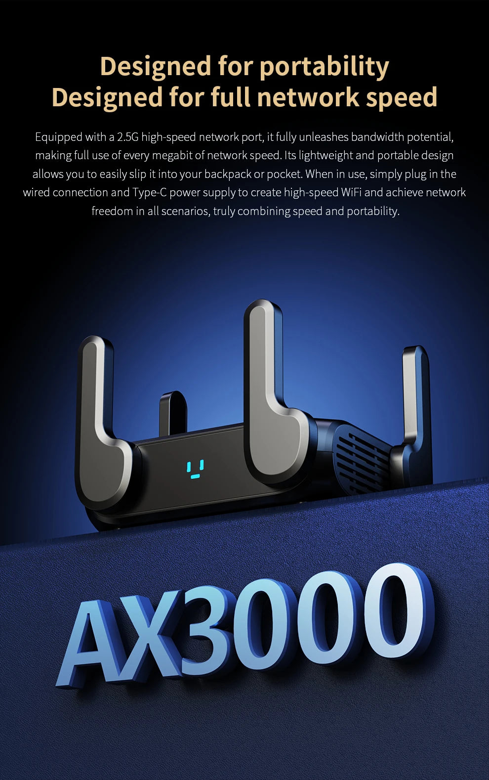 CowLost | comfast-ax3000-wifi-6-mesh-wifi-gigabit-router-2-4g-5-8ghz-dual-band |2