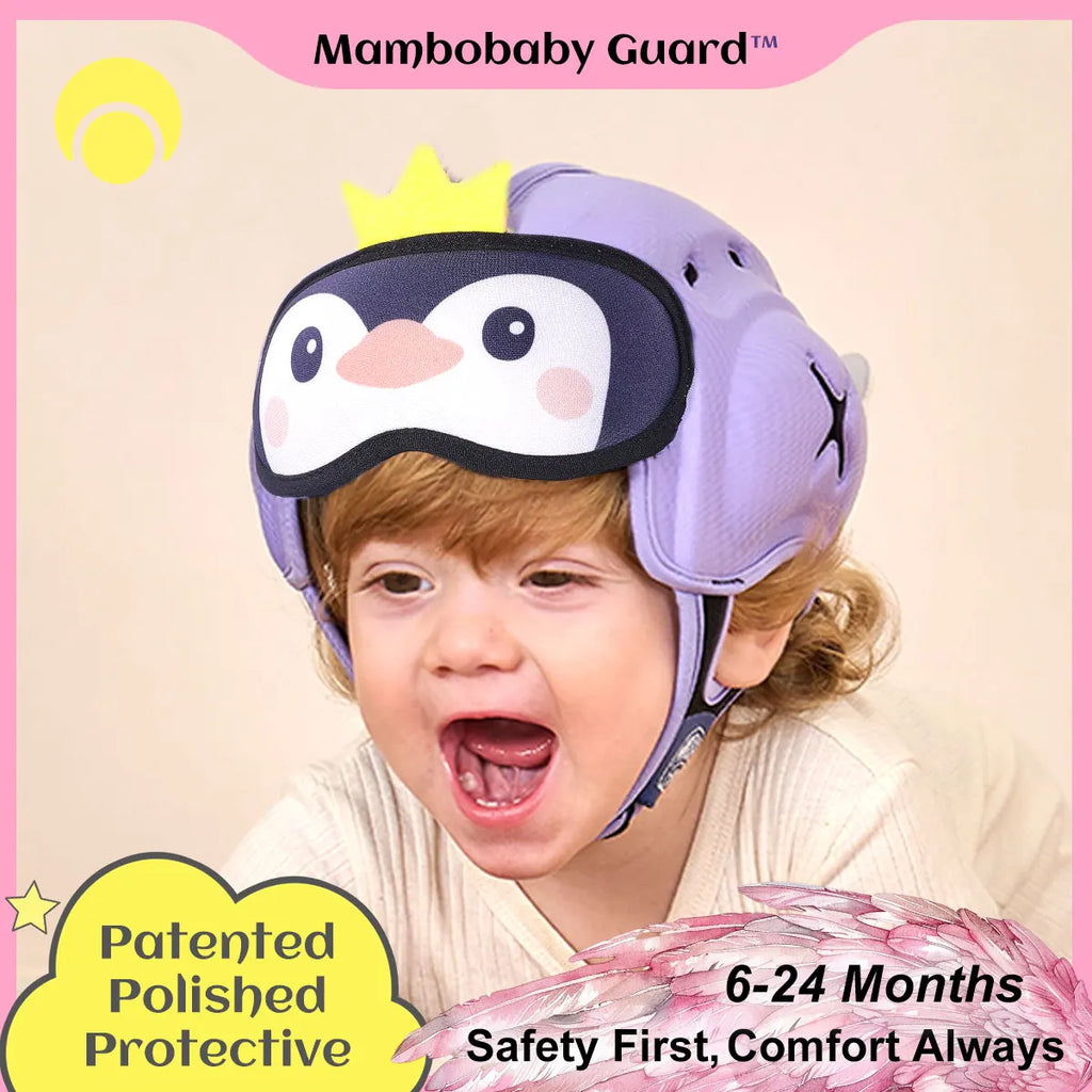 CowLost | mambobaby-guard-hat-penguin-safe-anti-shock-baby-helmet |1