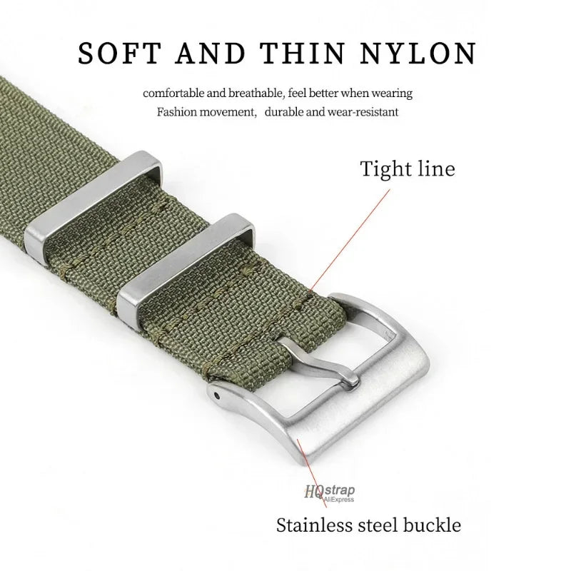 CowLost | bracelets-product_id-hqstrap-nylon-watch-strap-18mm-22mm-military-sport-replacement-band-brown-green-black |6